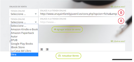 My libreto enlaces de venta