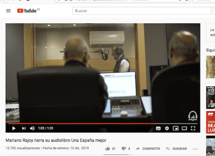 Backstage Mariano Rajoy